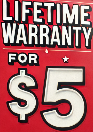 Life Time Warranty